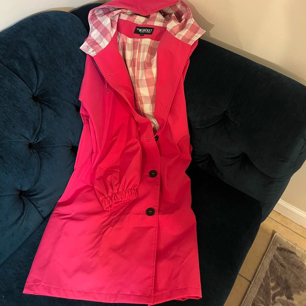 NWT The Wjacket “Barbara Pink” Winbreaker Rain Jacket - Picture 5 of 11